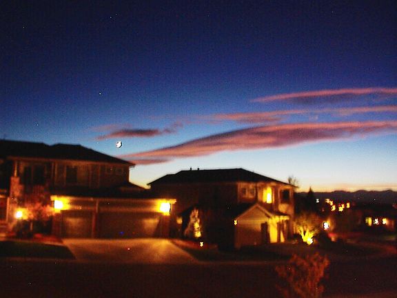 Sunset over the Mountains
