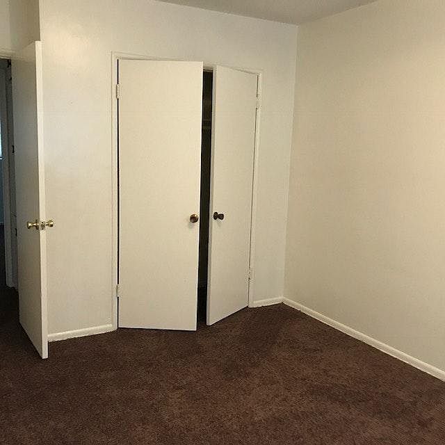 bedroom with walk in closet