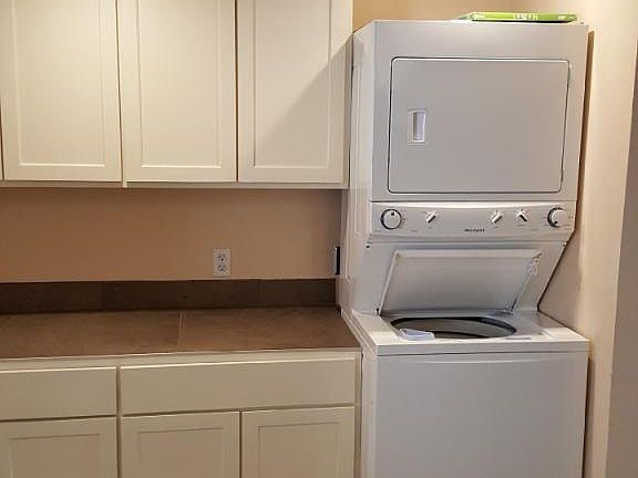 Washer and dryer.