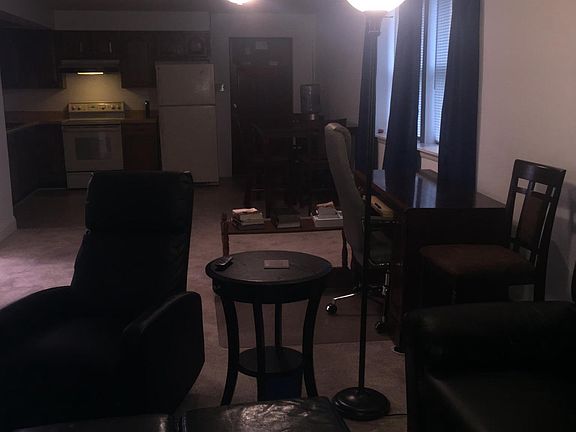 Living, dining and kitchen area 