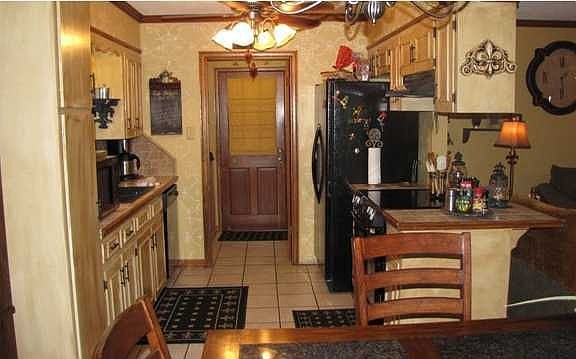 updated kitchen with appliances