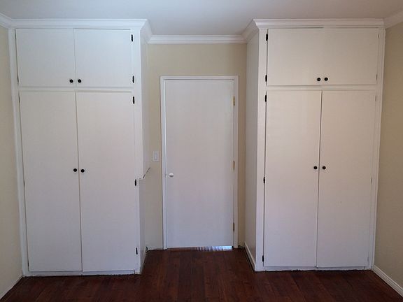 Master bedroom closets