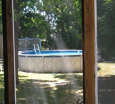 Pool from sunroom