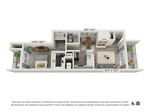 Floor plan Sunset/Vantage