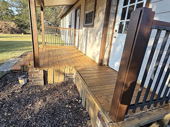 Freshly Stained Deck