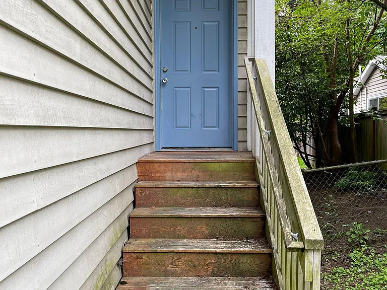 Front door.