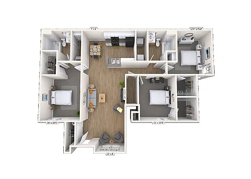Floor plan 32B
