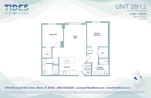 Floor plan 2B-12