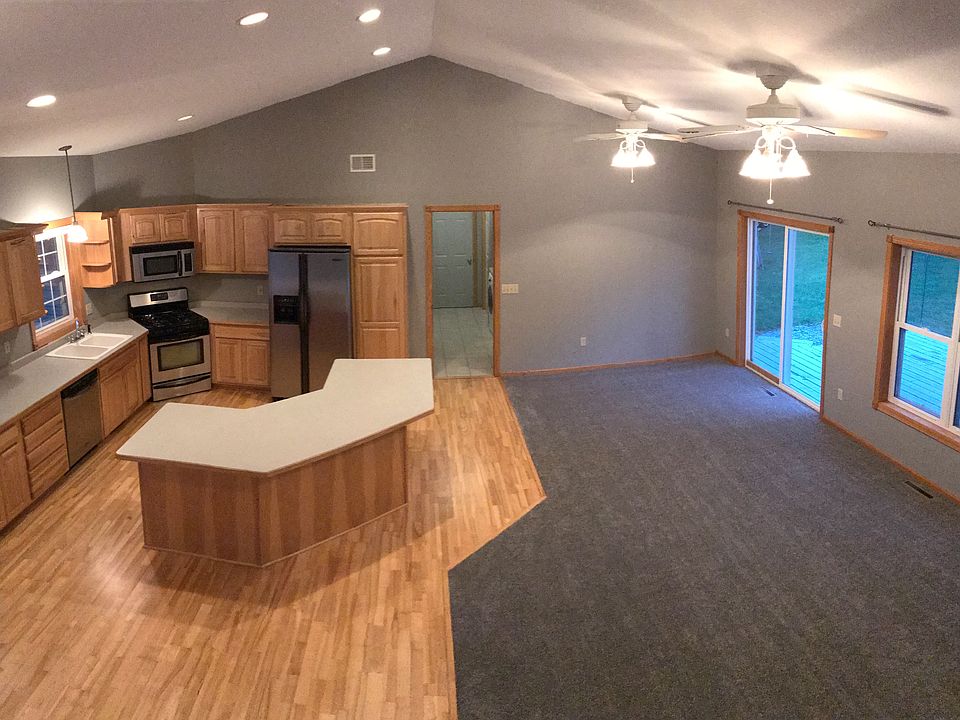 Living room and Kitchen area