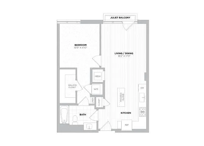 Floor plan Dylan 1A.5