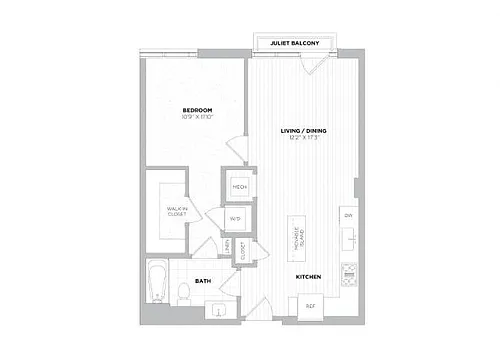 Floor plan Dylan 1A.5
