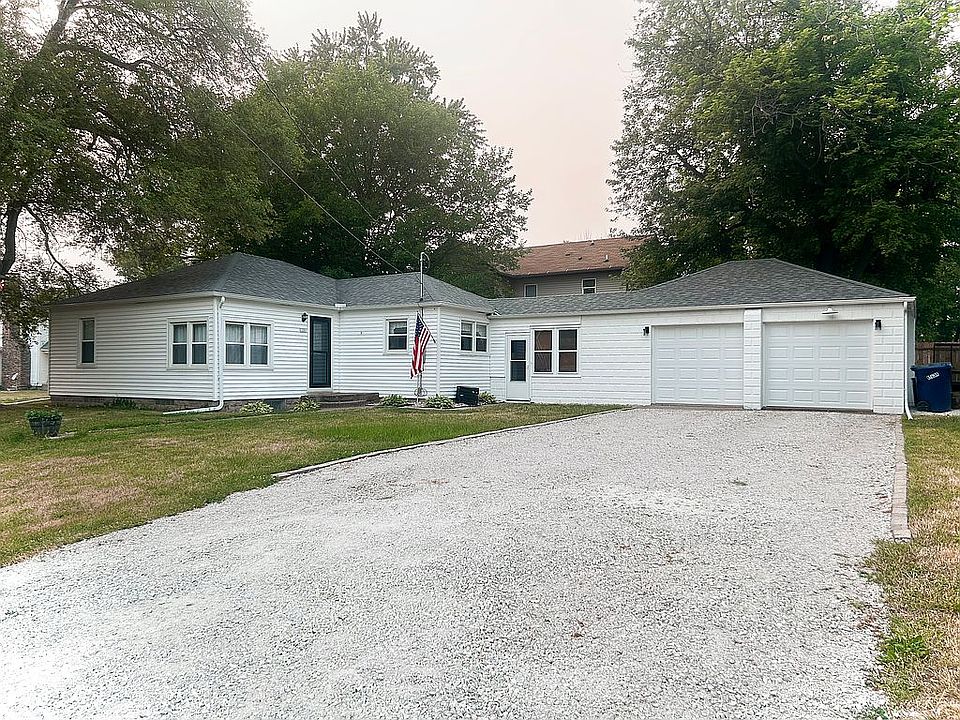 New garage doors and gravel