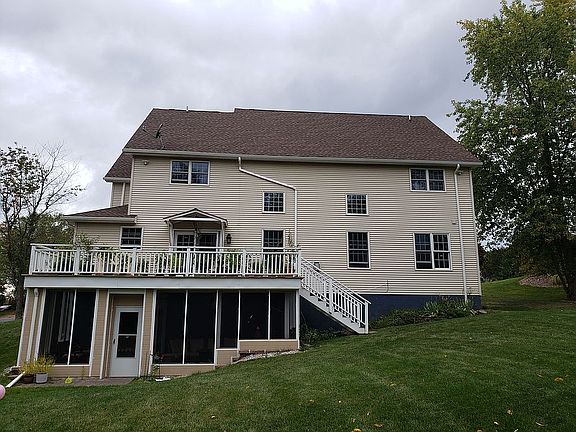 Deck and covered patio