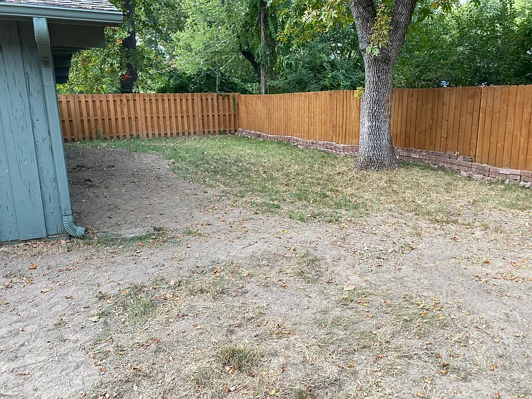 New privacy fence.