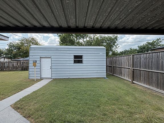 Shed in the backyard