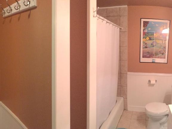 Master bedroom bathroom.