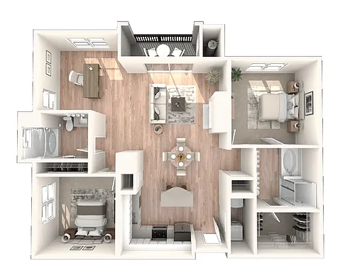 Floor plan B1 1377
