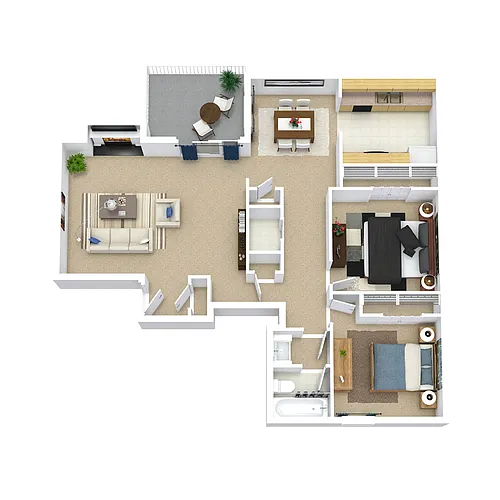 Floor plan B2