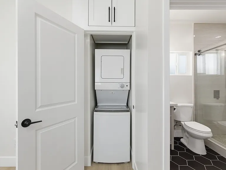Washer and Dryer combo included