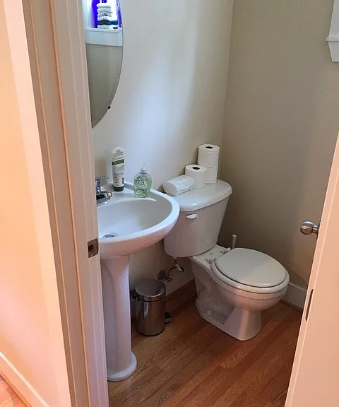 Half bath on main level