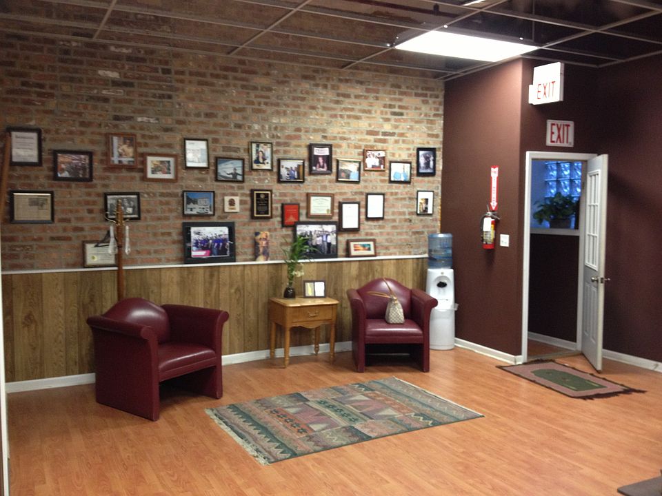 View of reception area in the common area by the entrance
