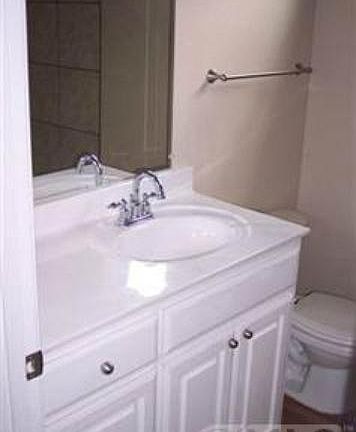 Bathroom with full tub and shower combination