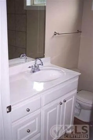 Bathroom with full tub and shower combination