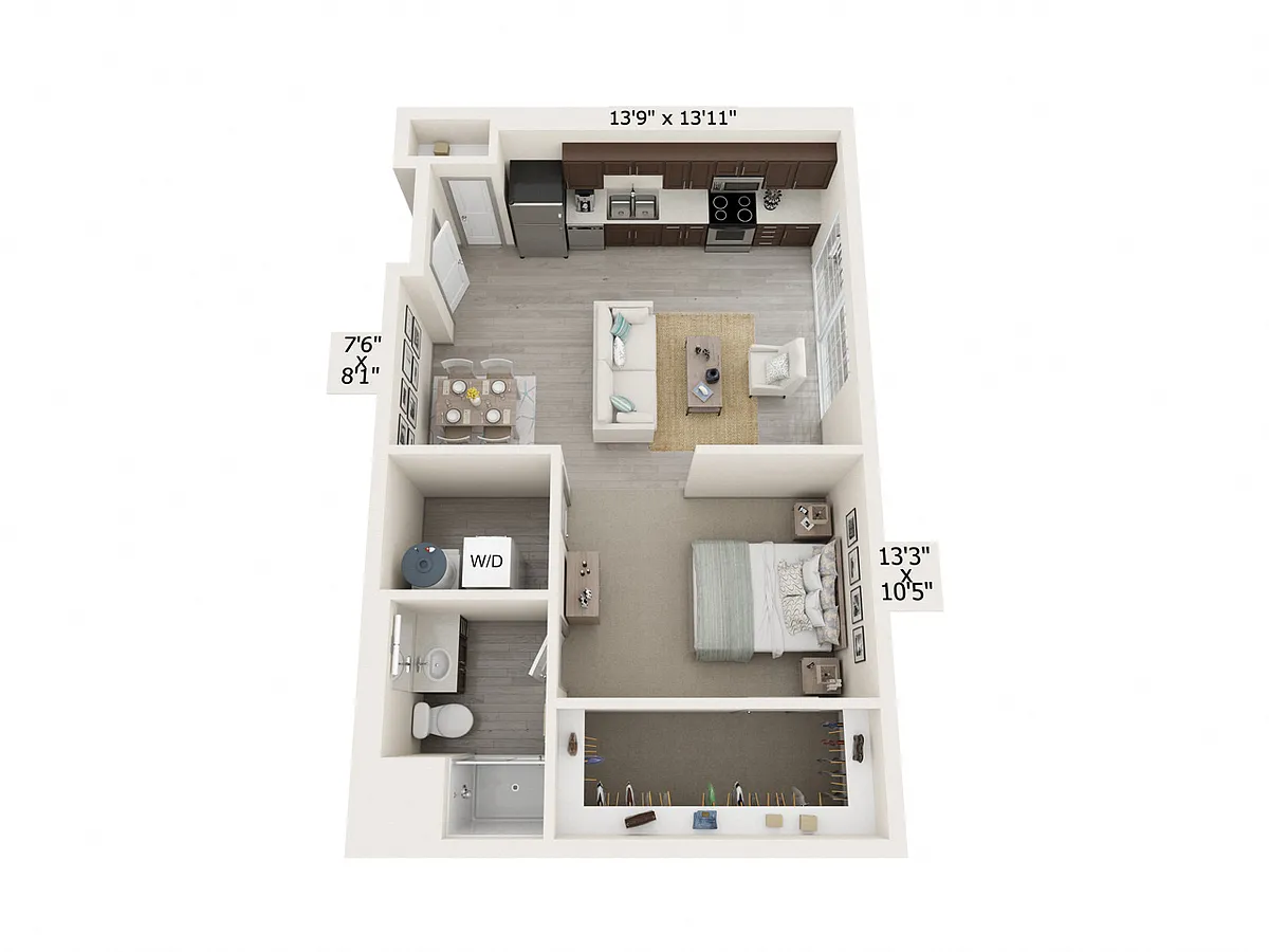 Floor plan Bebop