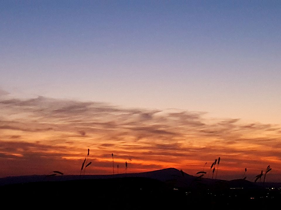 Sunset in July 2017