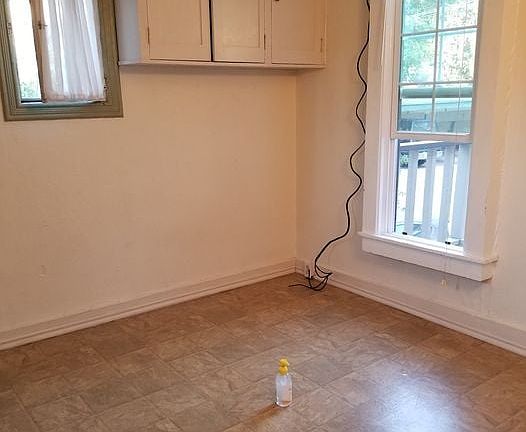 bed area - view from bathroom