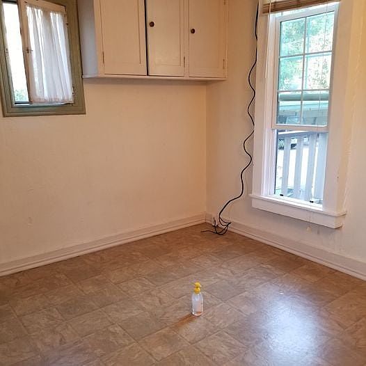 bed area - view from bathroom