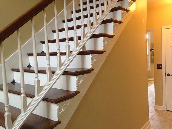 New stairs to 2nd floor