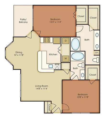 Floor plan B3