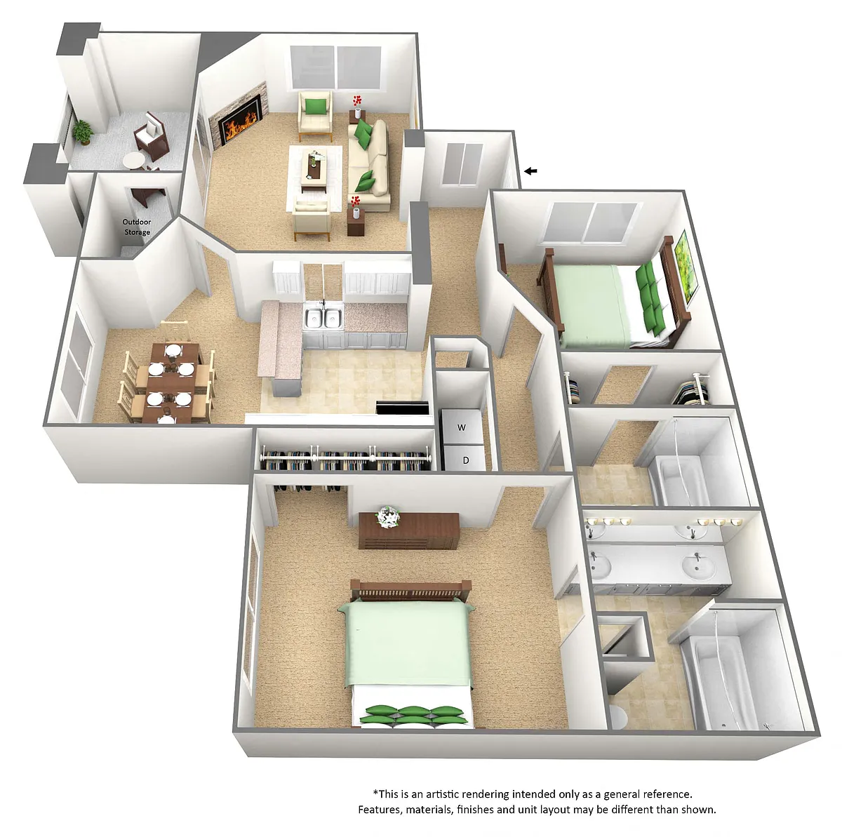 Floor plan The Lawrence