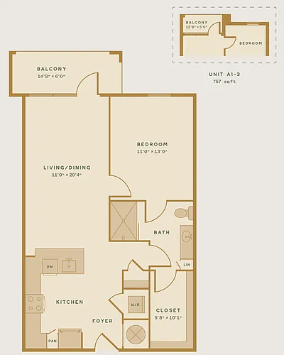 Floor plan Delta