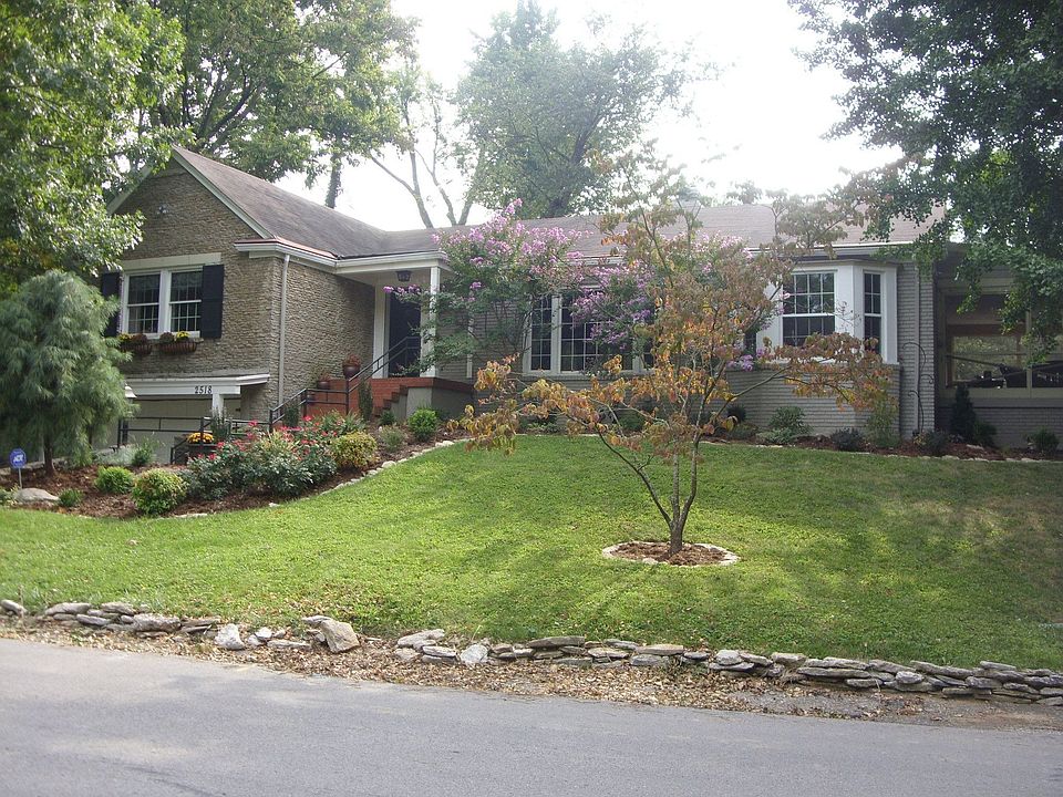 Front view of the home
