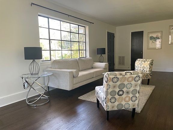 Living room facing front door