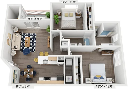 Floor plan B2