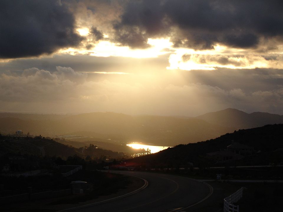 West view Lake Jennings