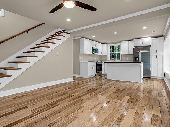 Open floor plan in front of home