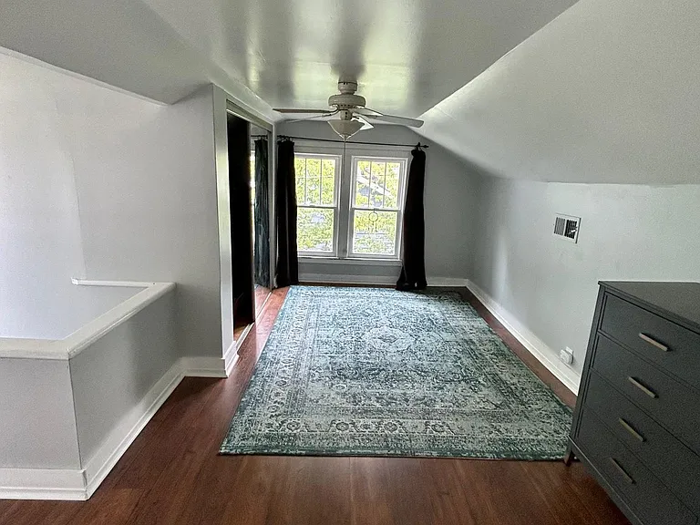 Upstairs bedroom with TWO closets