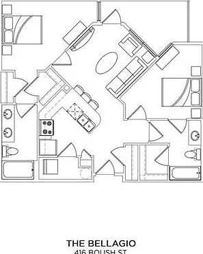 The Bellagio | 2 Bedrooms | 2 Bathrooms