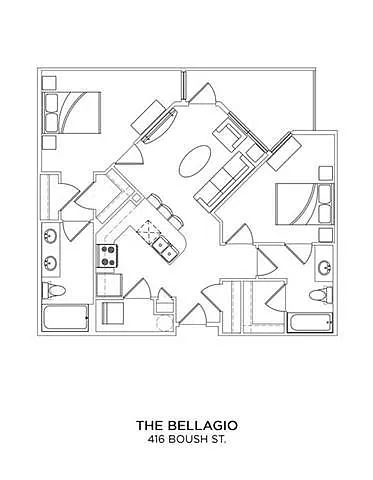 Floor plan The Bellagio