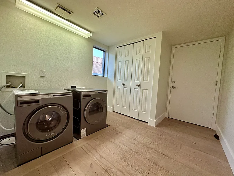 Laundry room.