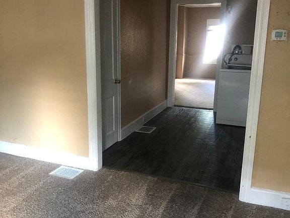 Living room into laundry room