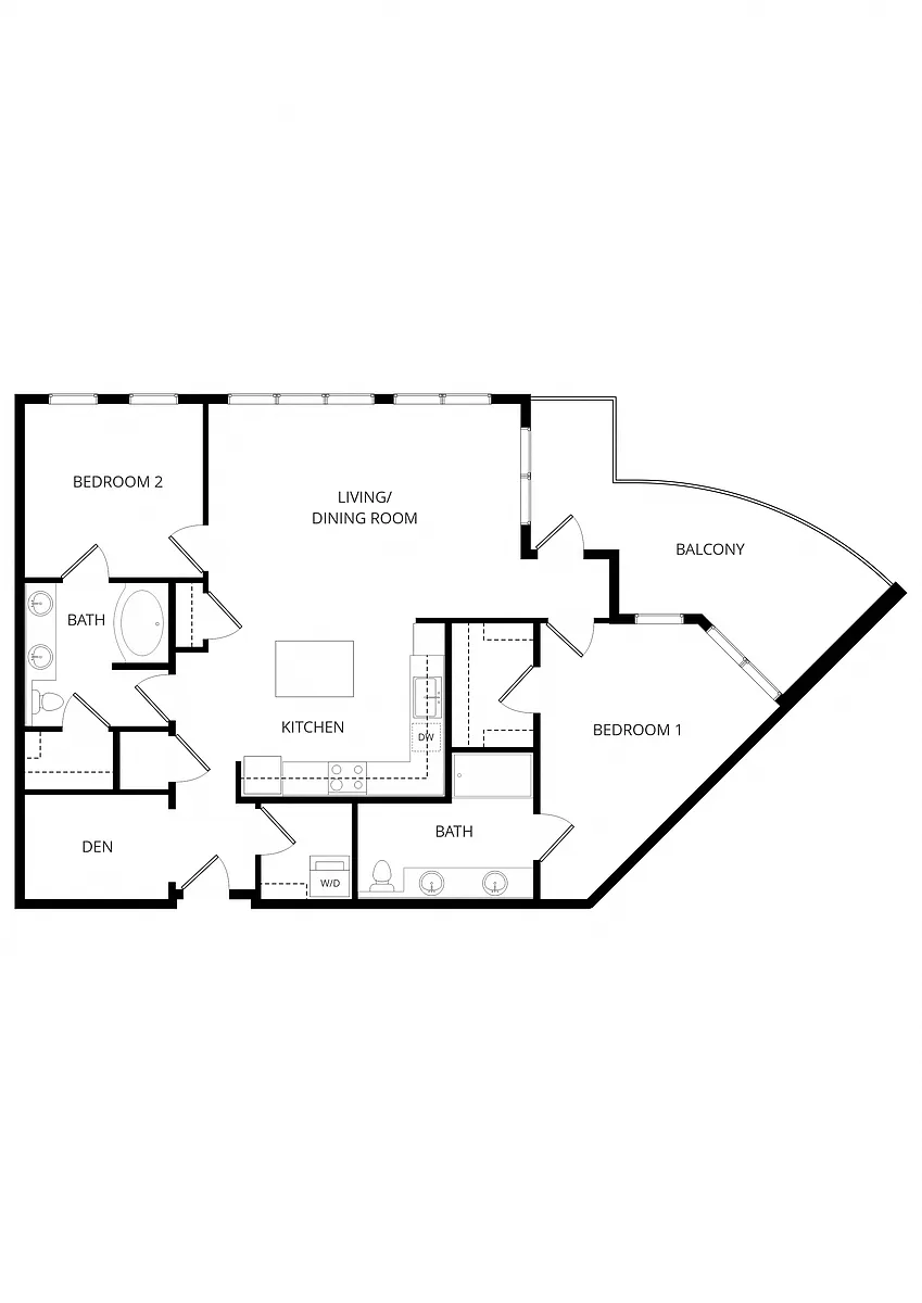 Floor plan 2X2 B3