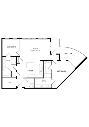 Floor plan 2X2 B3