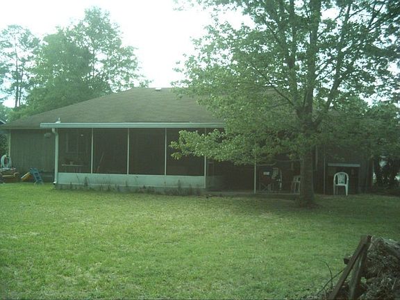 spacious backyard