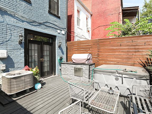 Fenced yard