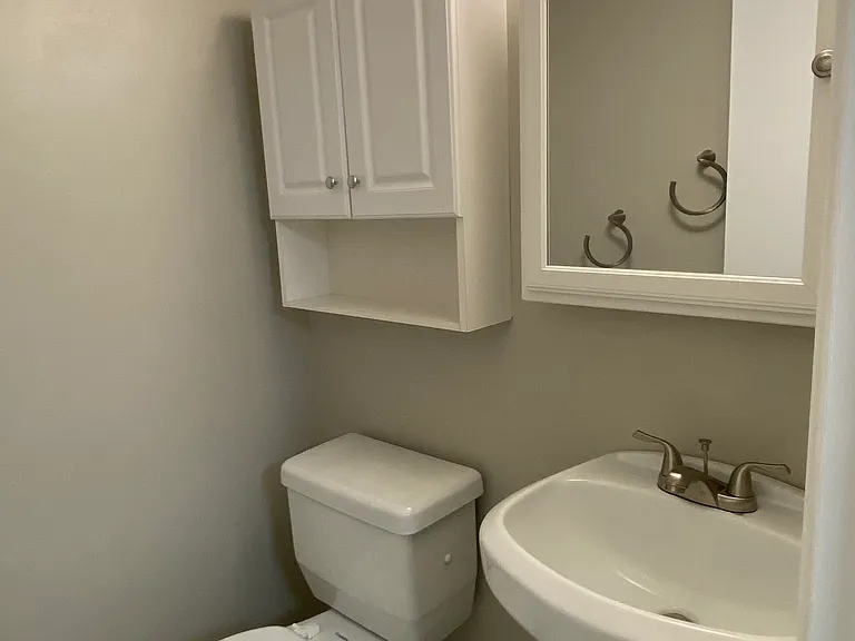 Downstairs bathroom
LED lighting
Linen storage and medicine cabinet storage